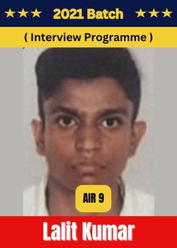 Lalit Kumar : Air 9